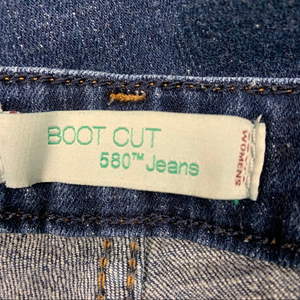 Levis boot cut jeans button pocket 22 - Picture 5 of 6